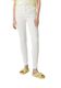 comma Super skinny fit : pantalon avec ceinture à selle - blanc (0120)
