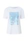 comma CI Embroidered T-shirt  - white (01D7)