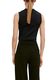 comma Sleeveless jumper with a ribbed texture  - black (9999)