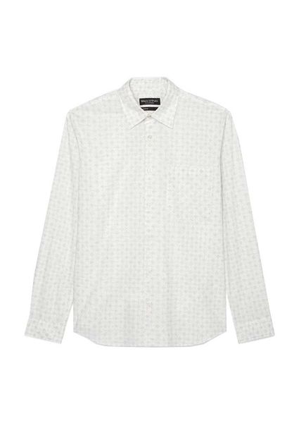 Marc O'Polo Long-sleeved shirt made from organic cotton - white (F99)