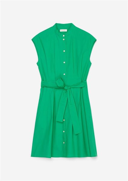 Marc O'Polo Sleeveless shirt blouse dress - green (452)