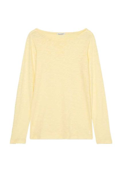 Marc O'Polo Long sleeve with boat neckline - yellow (204)