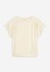 Marc O'Polo T-Shirt mit Faltendetail an der Schulter - beige (159)