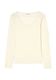 Marc O'Polo T-shirt long à encolure ronde en jersey slub en coton organique - beige (159)