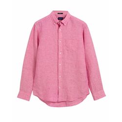 Gant Regular Fit : Leinenhemd - pink (606)