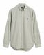 Gant Regular fit cotton linen shirt with stripes - green (362)