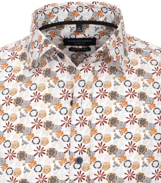 Casamoda Casual Fit : chemise décontractée - orange (450)