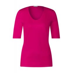 Street One T-Shirt in Unifarbe - pink (14717)