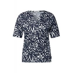 Cecil Tunic shirt with allover print - blue (20128)