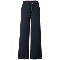 Cecil Pantalon Loose Fit - Style Neele - bleu (10128)