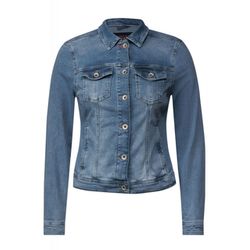 Cecil Denim jacket in used wash - blue (10349)