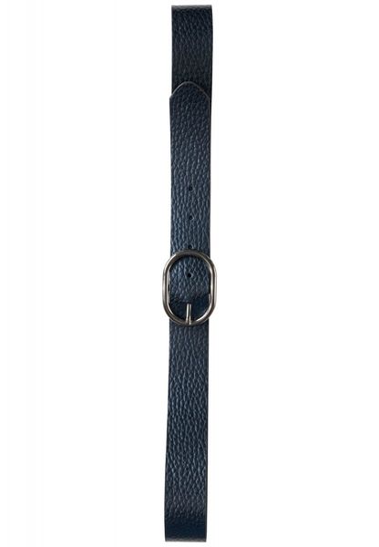 Cecil Shiny Leather Belt - blue (14643)