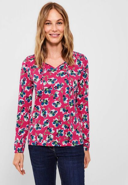 Cecil Flower Patch Tunic - pink (34686)