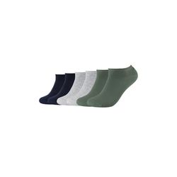 s.Oliver Red Label Sneaker Socks  - black/green/gray (7814)