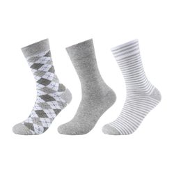 s.Oliver Red Label Socks with pattern (3 pairs) - gray (1000)