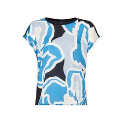 Opus Print shirt - Sintenso  - blue (60020)