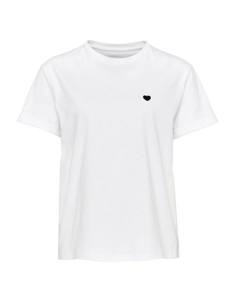 Opus Motiv Shirt SERZ - weiß (010)
