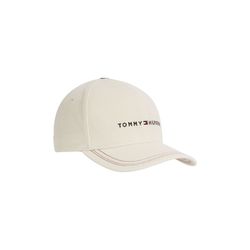 Tommy Hilfiger Cap with logo embroidery and decorative stitching - beige (AEP)