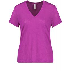 Gerry Weber Edition Linen t shirt - purple (30903)