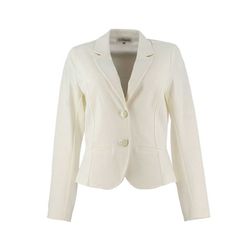 Signe nature Plain blazer with fake pockets - beige (1)