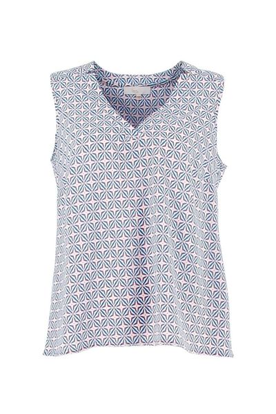 Signe nature Blouse with an all-over pattern - blue (16)