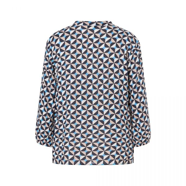 More & More Printed Blouse - blue (4303)