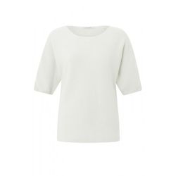 Yaya Puff short sleeve sweater - white (99691)
