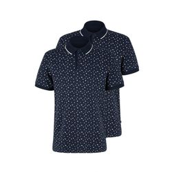 Tom Tailor Allover printed polo - blue (31314)