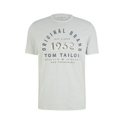 Tom Tailor T-shirt avec imprimé - blanc/bleu (30869)