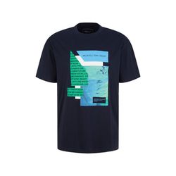 Tom Tailor Denim T-Shirt relaxed imprimé - bleu (10668)