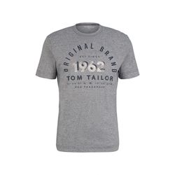 Tom Tailor T-shirt avec imprimé - gris/bleu (16198)