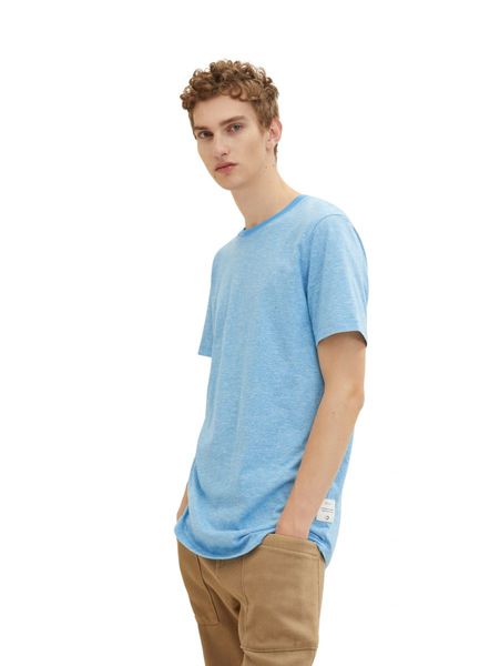 Tom Tailor Denim Gestreiftes Long T-Shirt - blau (31599)