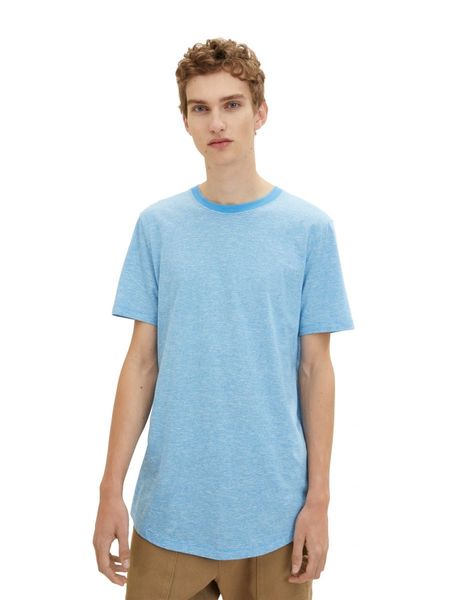 Tom Tailor Denim T-shirt long rayé - bleu (31599)