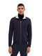 Tom Tailor Cutline sweat jacket - blue (10690)