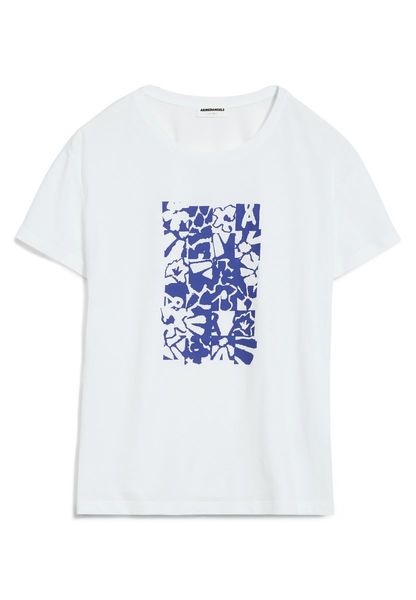 Armedangels T-Shirt - Nelaa Floral - weiß/blau (188)