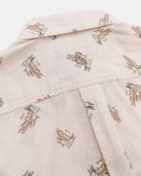 Colours & Sons Shirt with allover print - beige (911)