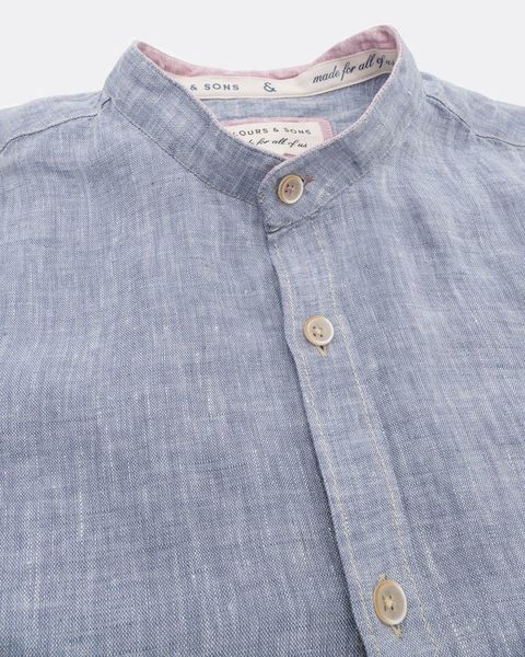 Colours & Sons Linenshirt - blue (650)