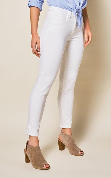 Para Mi Jeans - Amber Split - blanc (3)