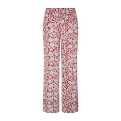 Pepe Jeans London Weite Hose mit Blumendruck - rot (0AA)