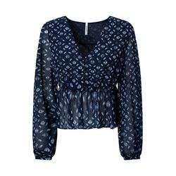 Pepe Jeans London Bluse Cropped Fit - blau (0AA)