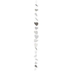 Räder Heart garland (140cm) - white (0)