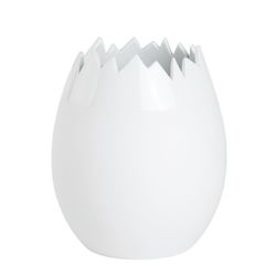 Räder Vase en forme d'œuf (H20cm) - blanc (0)