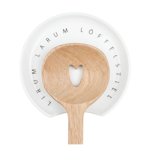 Räder Spoon tray - Lirum Larum (11x10,5cm) - white (0)