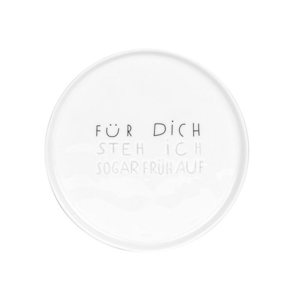 Räder Plate - For you (Ø11cm) - white (0)