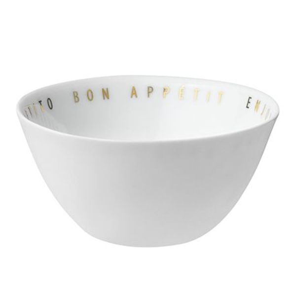 Räder Dip Bowl "Guten Appetit" - white (NC)