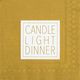 Räder Serviette (33x33cm) - Candlelight Dinner - gold (0)