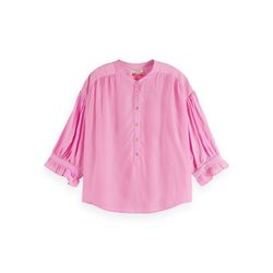 Scotch & Soda Blouse with button placket - pink (5693)