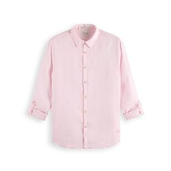 Scotch & Soda Leinenhemd mit verstellbaren Ärmeln - pink (0488)