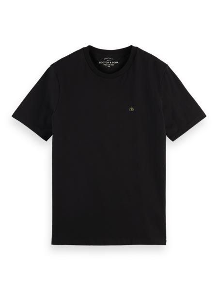 Scotch & Soda Classic organic cotton-jersey T-shirt - black (0008)