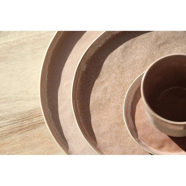 Pomax Plate - Spiro - red/brown (PWP)